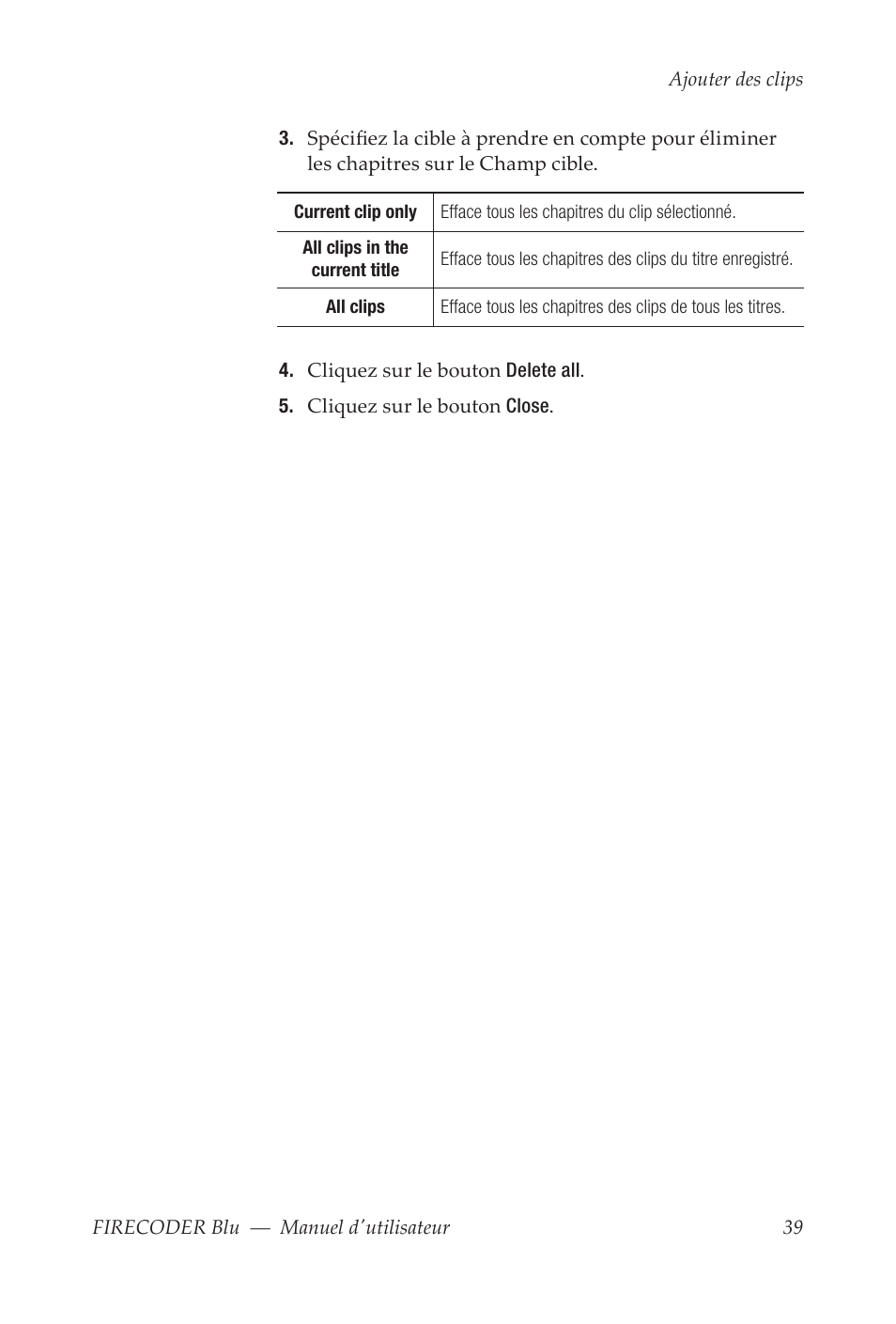 Grass Valley FIRECODER Blu User Manual | Page 187 / 216