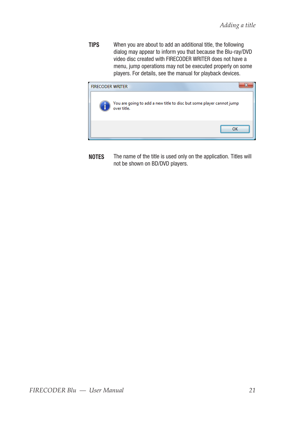 Grass Valley FIRECODER Blu User Manual | Page 27 / 216
