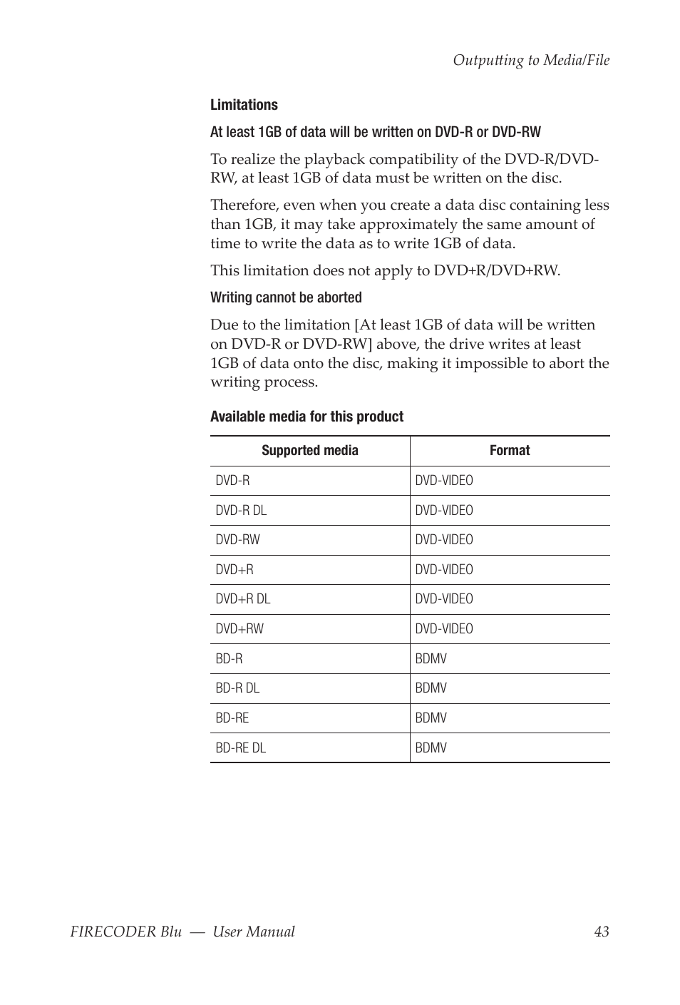 Grass Valley FIRECODER Blu User Manual | Page 49 / 216