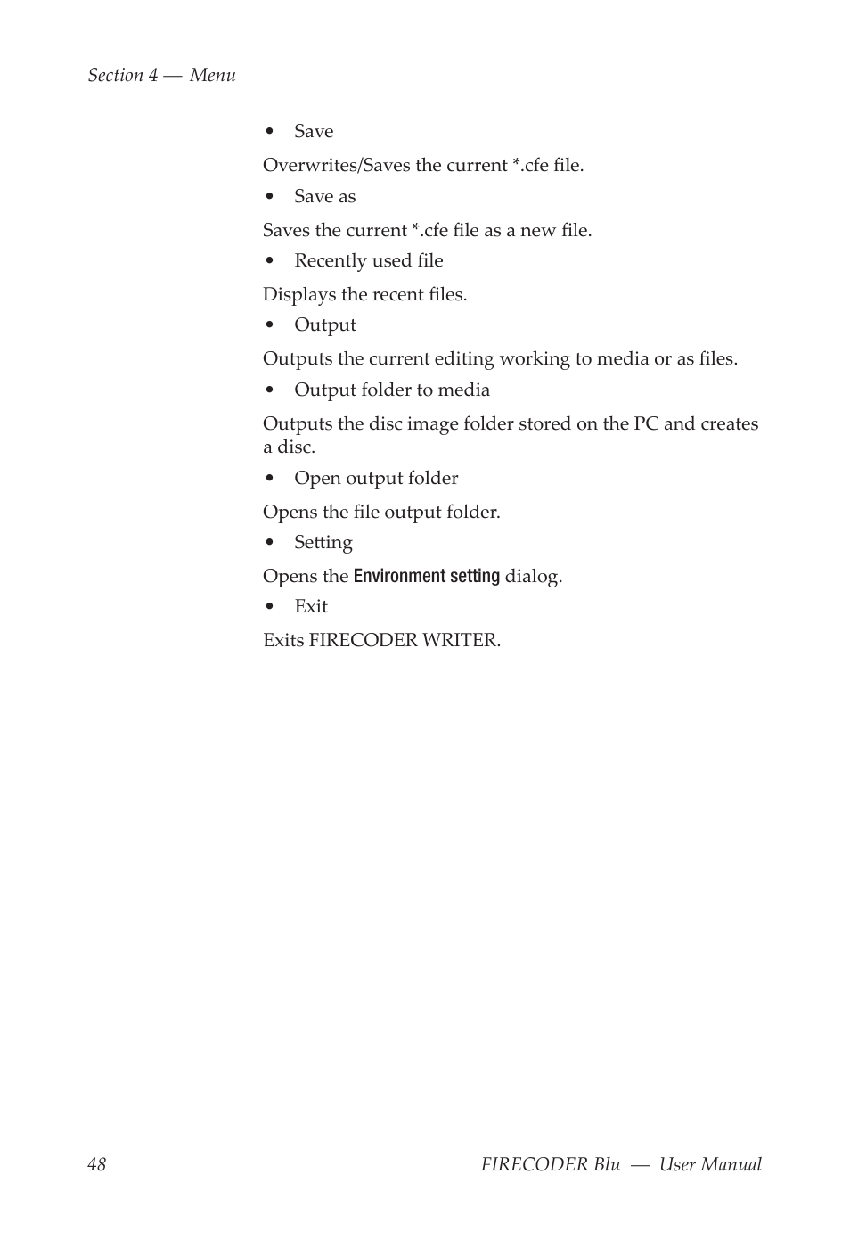 Grass Valley FIRECODER Blu User Manual | Page 54 / 216