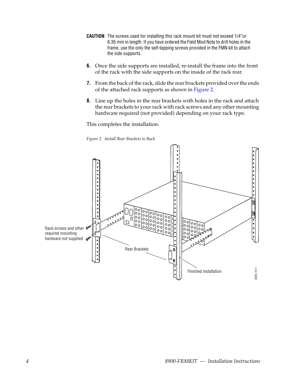 Grass Valley 8900-FRMKIT User Manual | Page 4 / 4