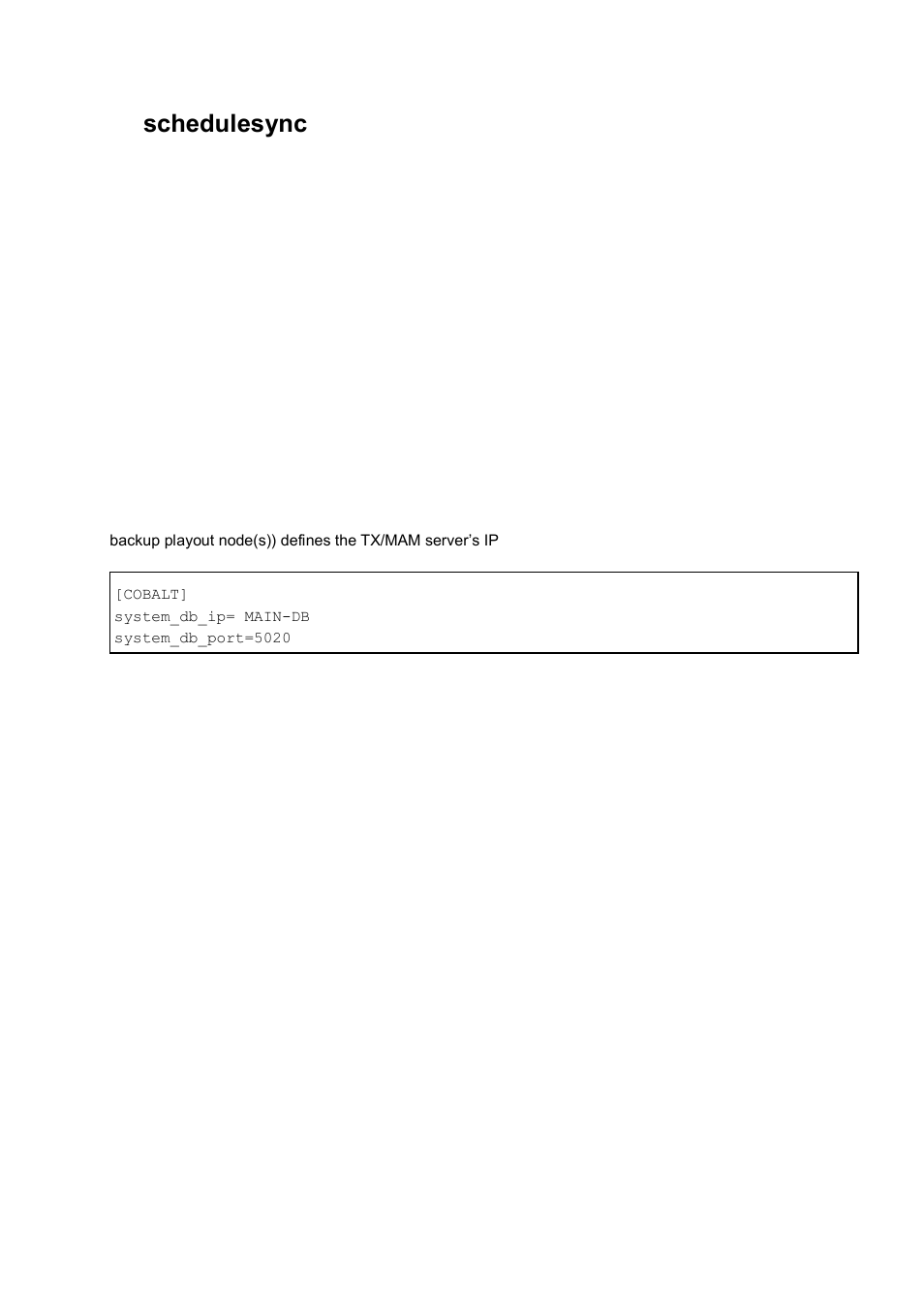 Schedulesync, 14 schedulesync | Grass Valley K2 Edge Engineering Manual v4.1 User Manual | Page 34 / 46