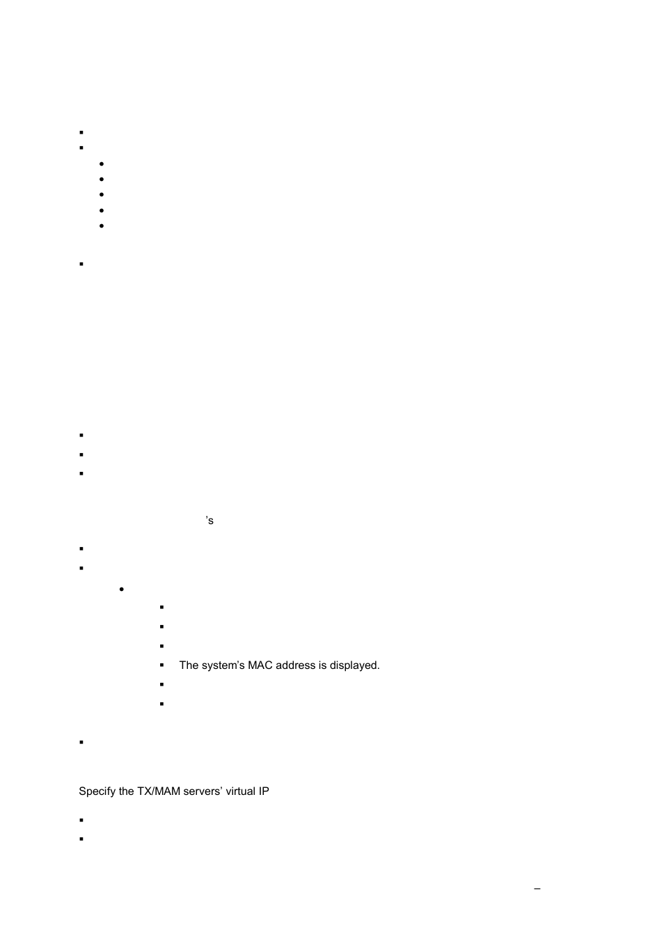 Configuring the ip manager, Specifying the tx/mam database ip-address | Grass Valley K2 Edge Installation v.4.1.0 User Manual | Page 23 / 54