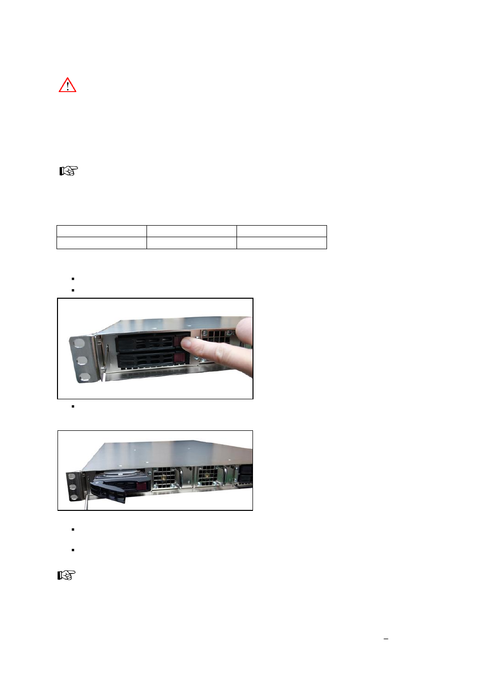 Replacing a hard disk | Grass Valley K2 Edge Installation v.4.1.0 User Manual | Page 30 / 54