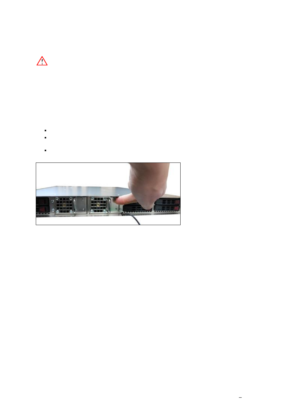 Replacing a redundant power supply module | Grass Valley K2 Edge Installation v.4.1.0 User Manual | Page 31 / 54