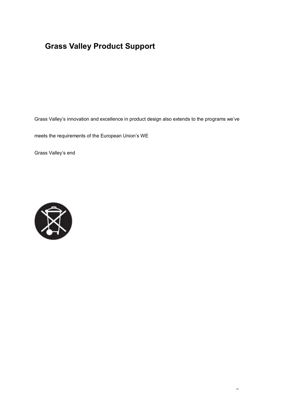 Grass valley product support, 1grass valley product support | Grass Valley K2 Edge Installation v.4.1.0 User Manual | Page 4 / 54