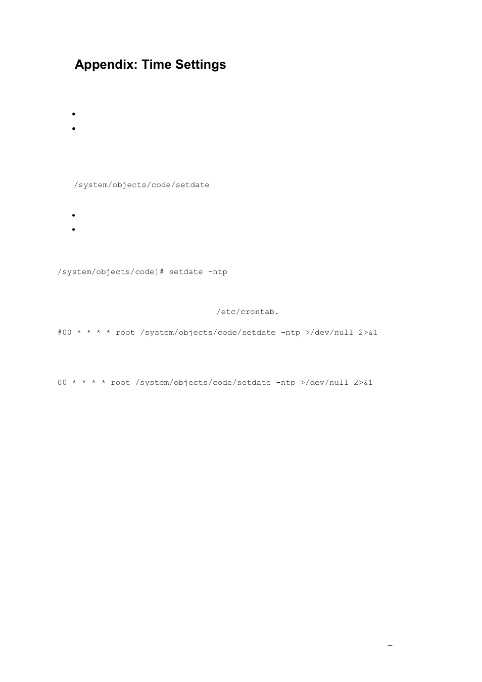 Appendix: time settings, 15 appendix: time settings | Grass Valley K2 Edge Installation v.4.1.0 User Manual | Page 40 / 54