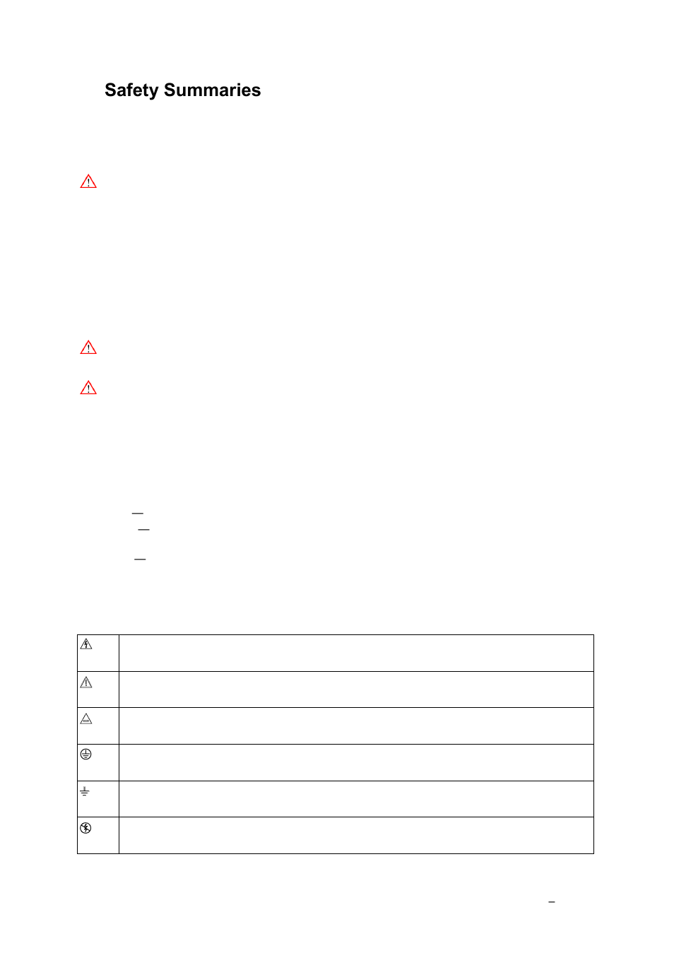 Safety summaries, 2safety summaries, Safety summary | Grass Valley K2 Edge Installation v.4.1.0 User Manual | Page 5 / 54