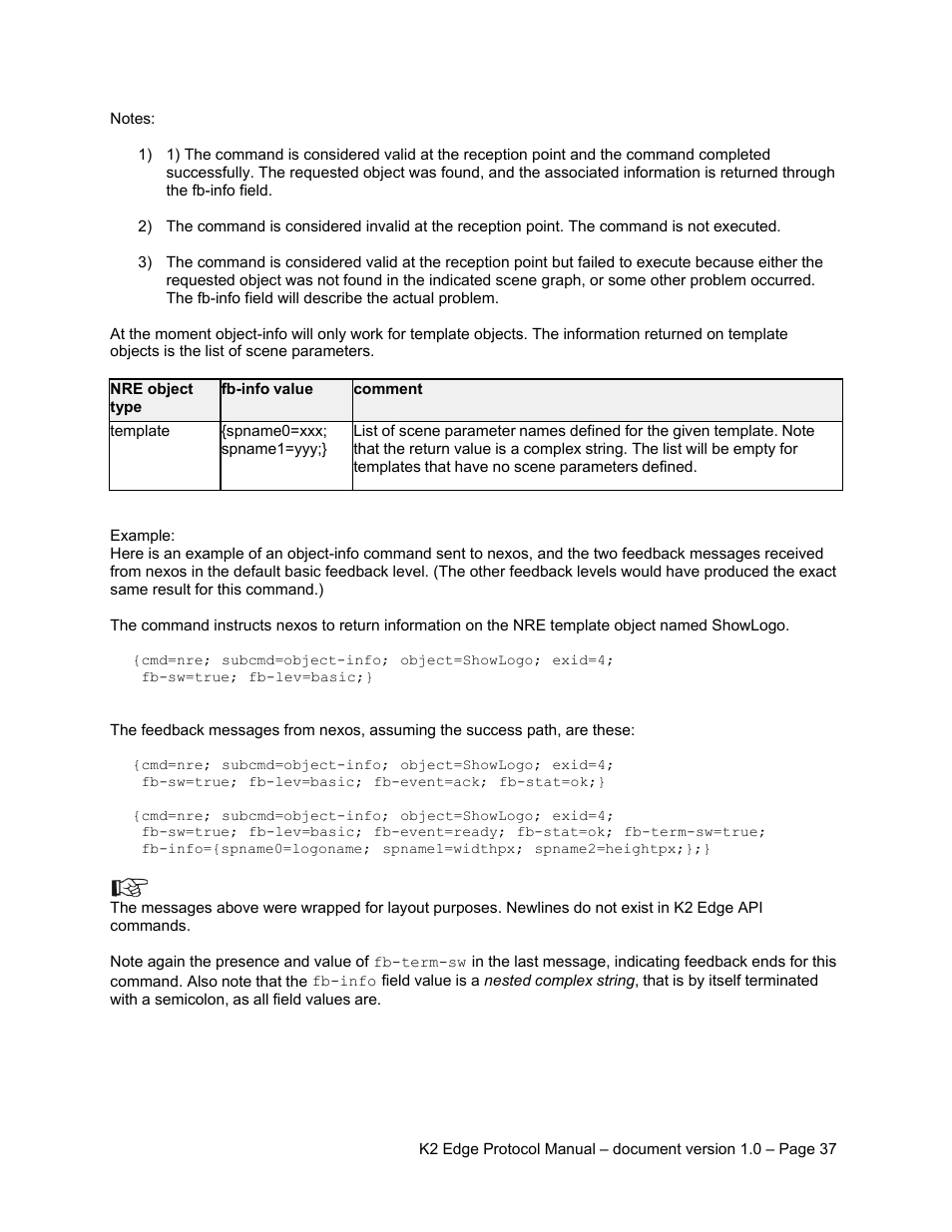 Grass Valley K2 Edge Protocol Manual v1.0 User Manual | Page 37 / 52