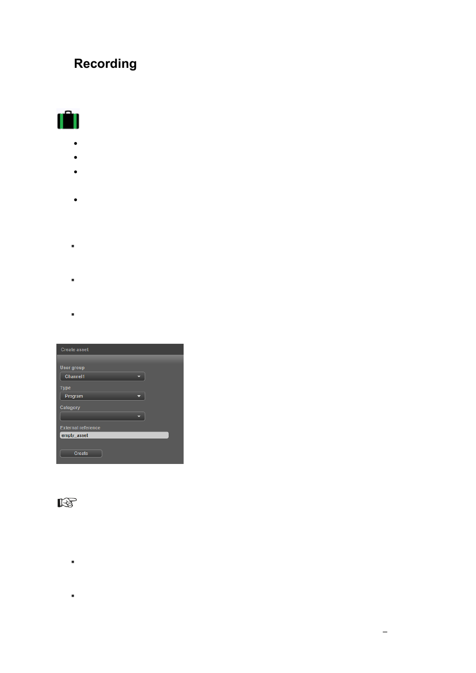 Recording, 11 recording | Grass Valley K2 Edge User Manual v.4.1 User Manual | Page 22 / 46