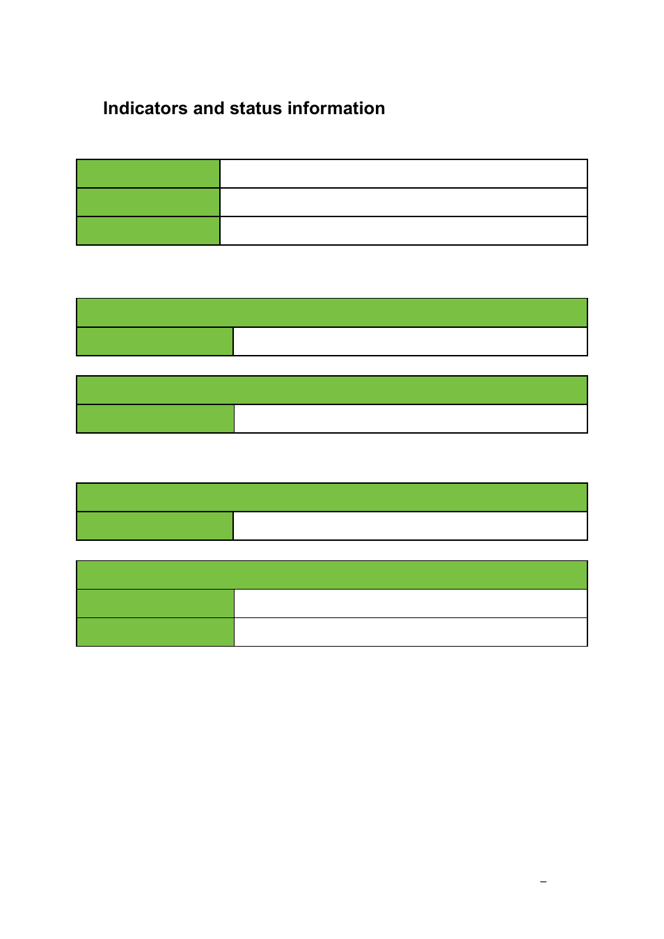 Indicators and status information, Power supply indicator, Ip manager connection indicator | Lan connection indicator, 6indicators and status information | Grass Valley K2 Edge User Manual v.4.1 User Manual | Page 6 / 46