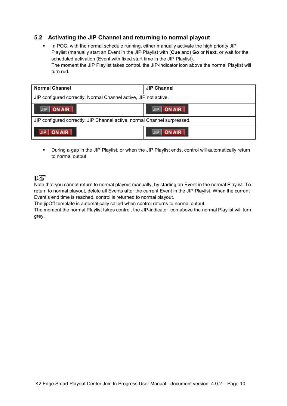 Grass Valley K2 Edge Smart Playout Center v.4.0.2 User Manual | Page 10 / 11