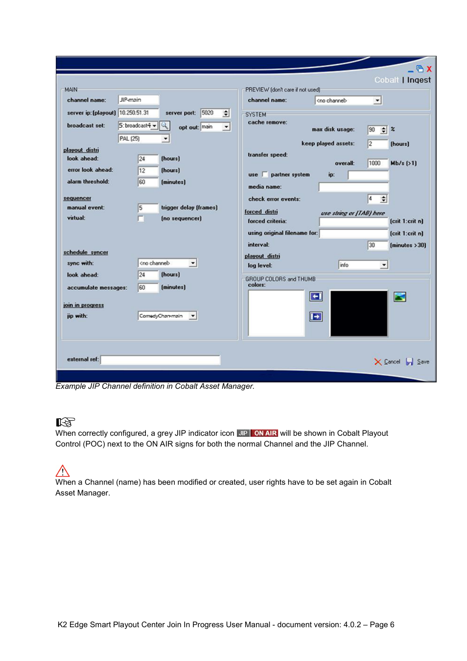 Grass Valley K2 Edge Smart Playout Center v.4.0.2 User Manual | Page 6 / 11
