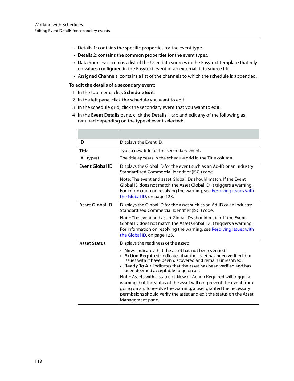 Grass Valley GV STRATUS Playout v.2.0 User Manual | Page 118 / 141