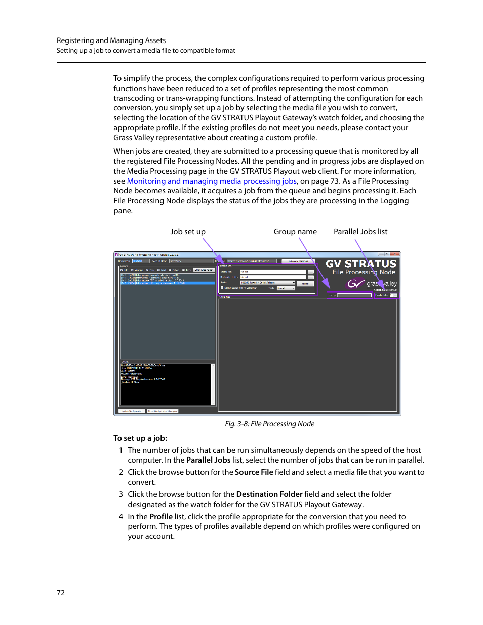 Grass Valley GV STRATUS Playout v.2.0 User Manual | Page 72 / 141