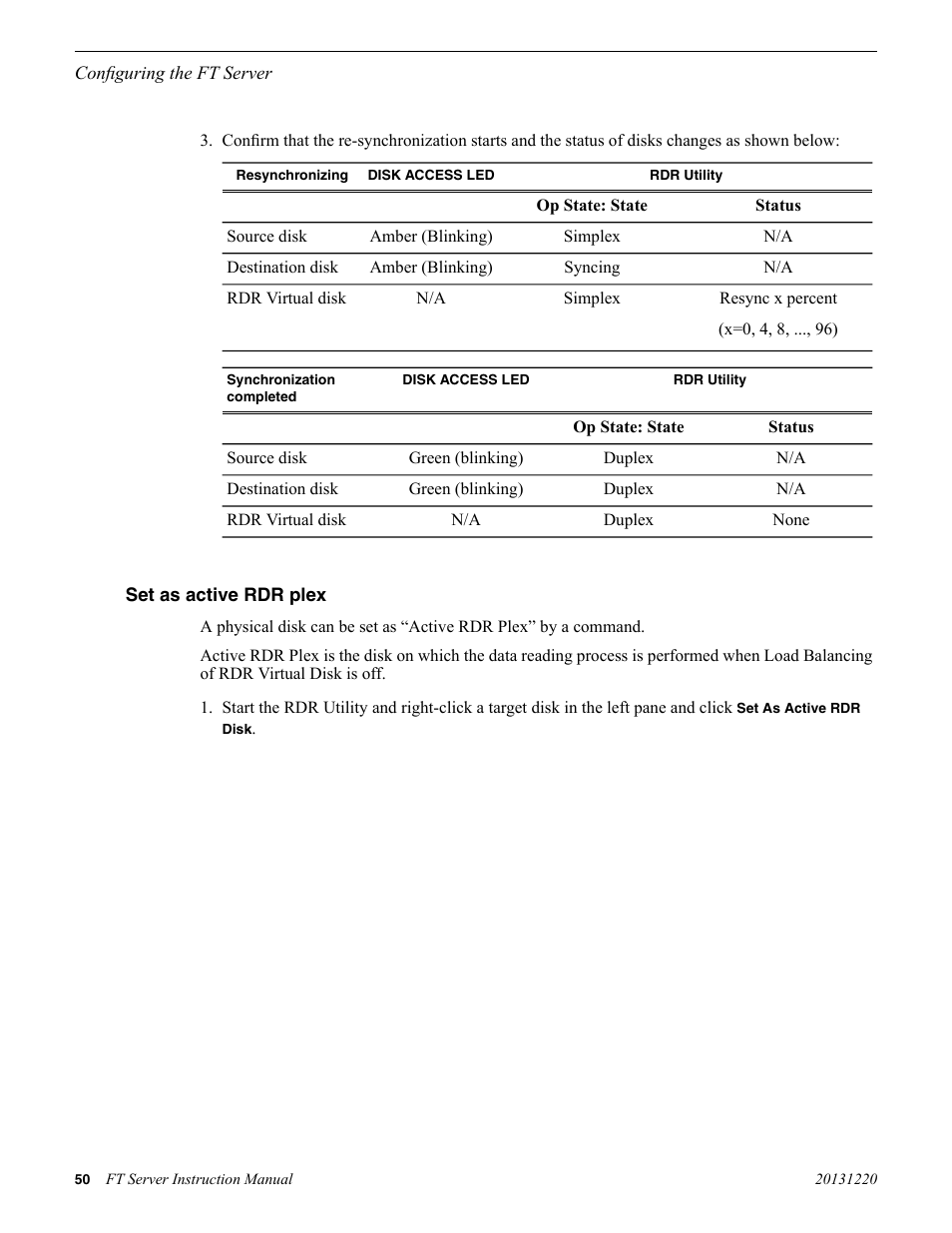 Set as active rdr plex | Grass Valley FT Server User Manual | Page 50 / 96