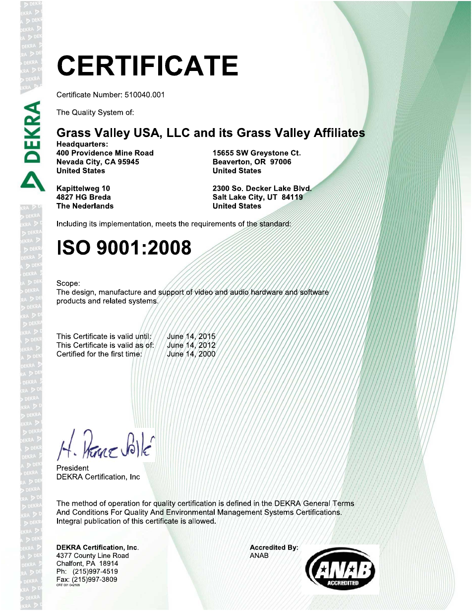 Grass Valley GV STRATUS v.3.1 User Manual | Page 2 / 324