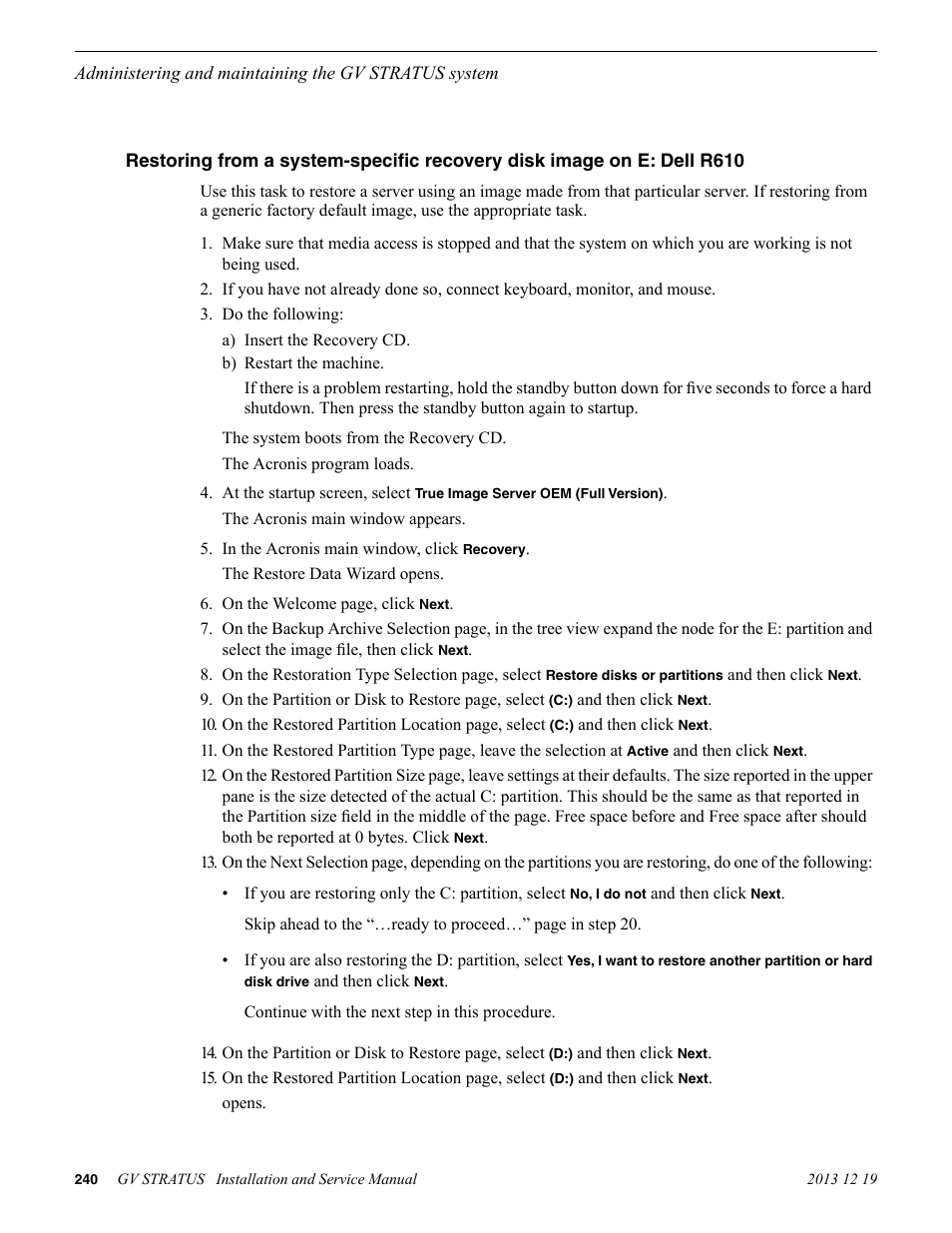 Grass Valley GV STRATUS Installation v.3.1 User Manual | Page 240 / 510