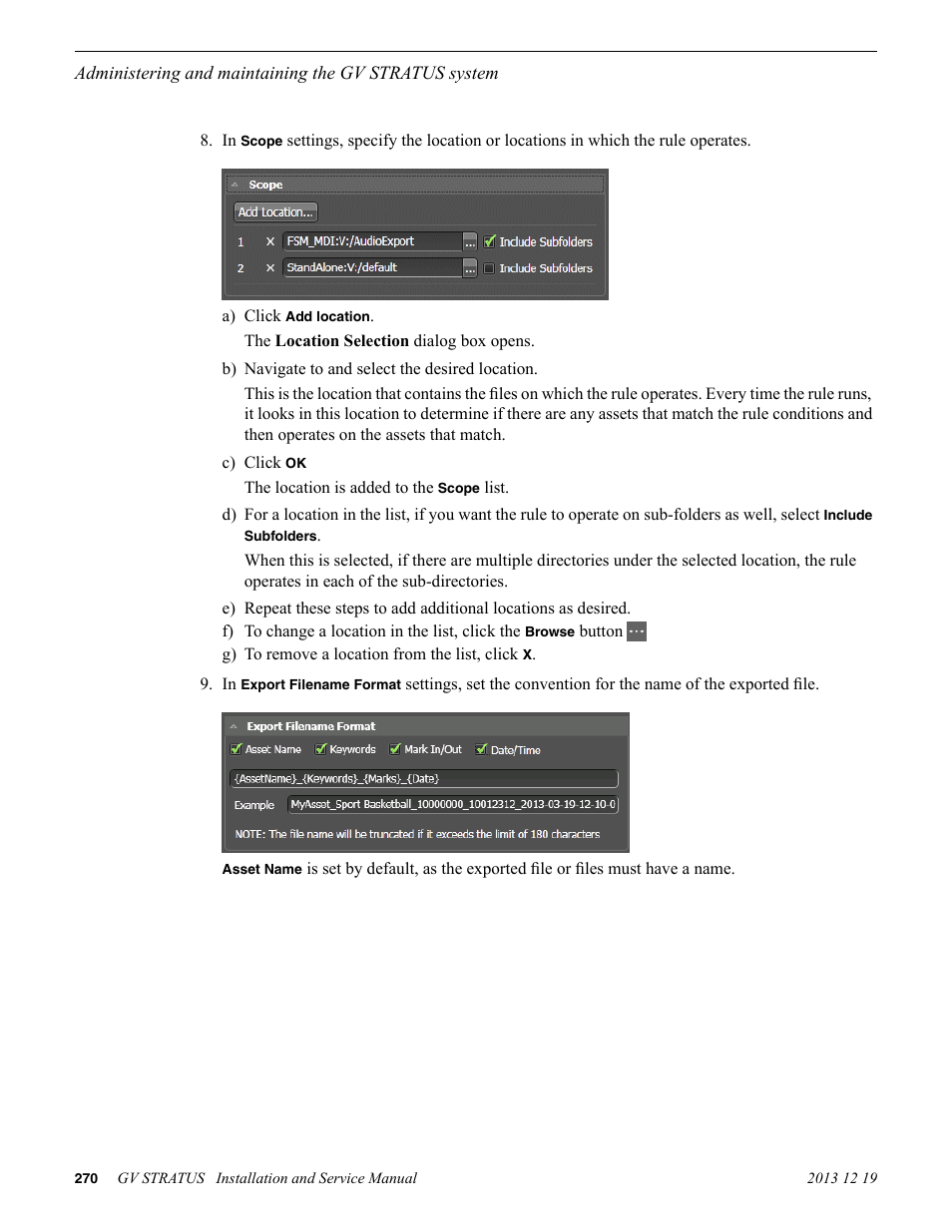 Grass Valley GV STRATUS Installation v.3.1 User Manual | Page 270 / 510