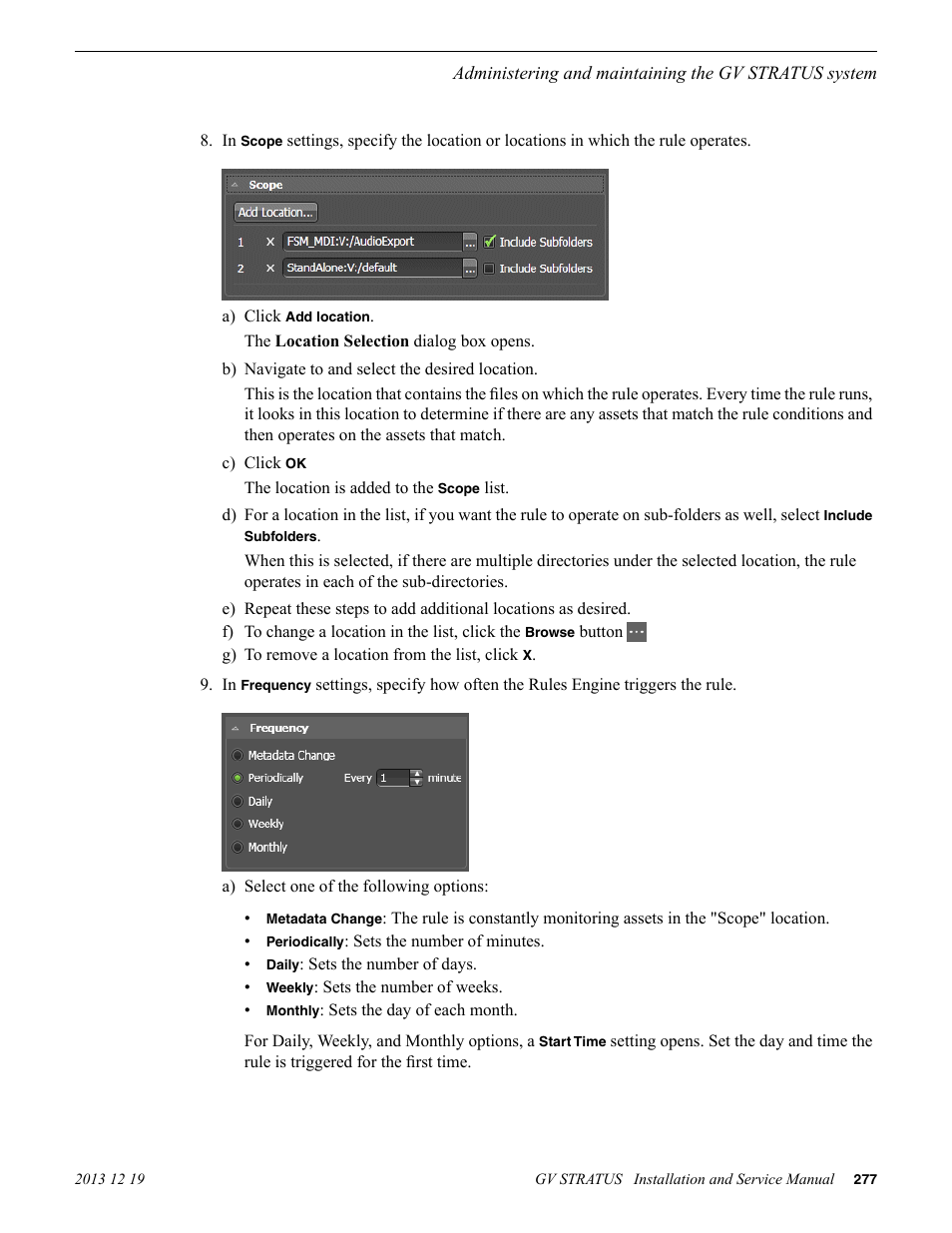 Grass Valley GV STRATUS Installation v.3.1 User Manual | Page 277 / 510