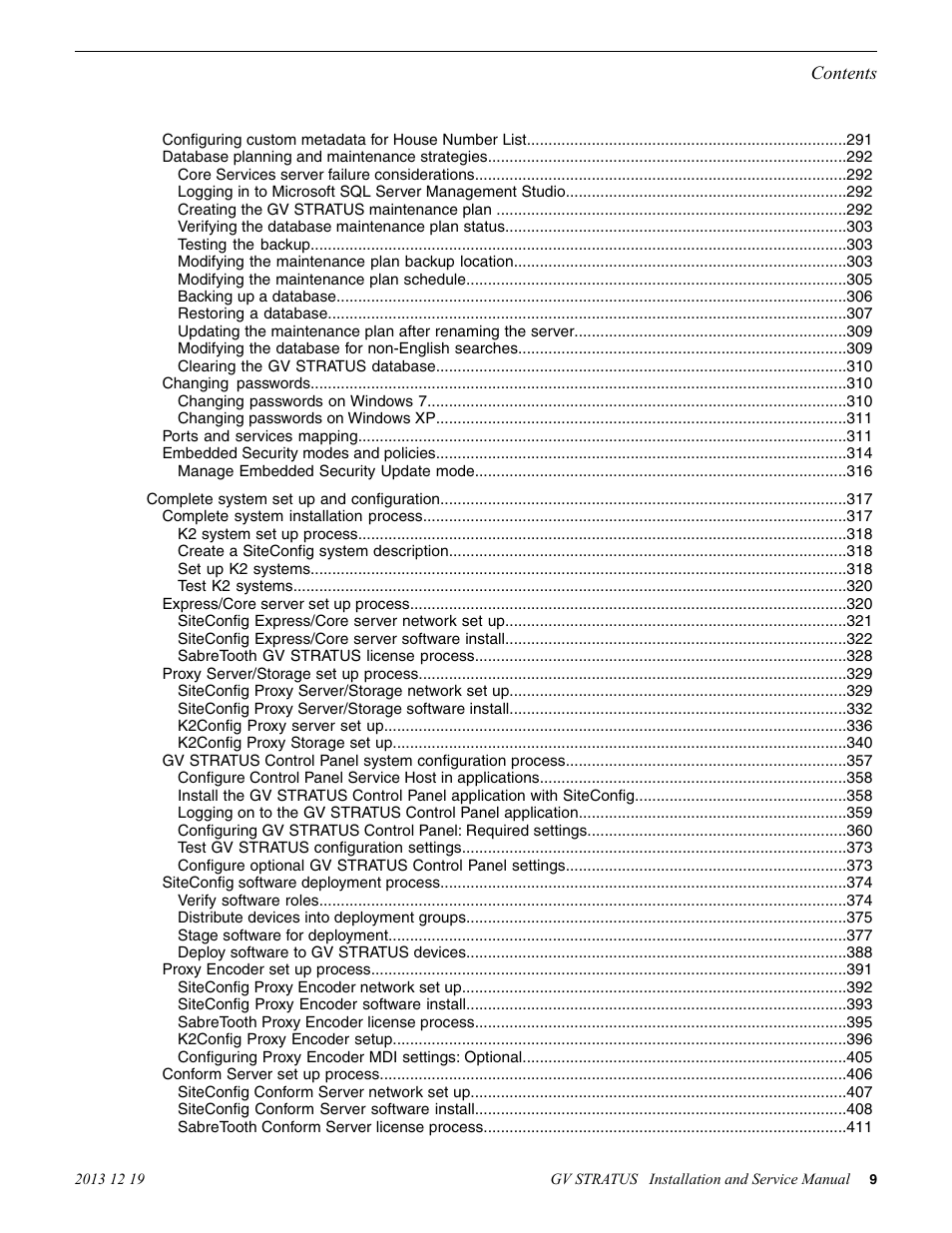 Grass Valley GV STRATUS Installation v.3.1 User Manual | Page 9 / 510