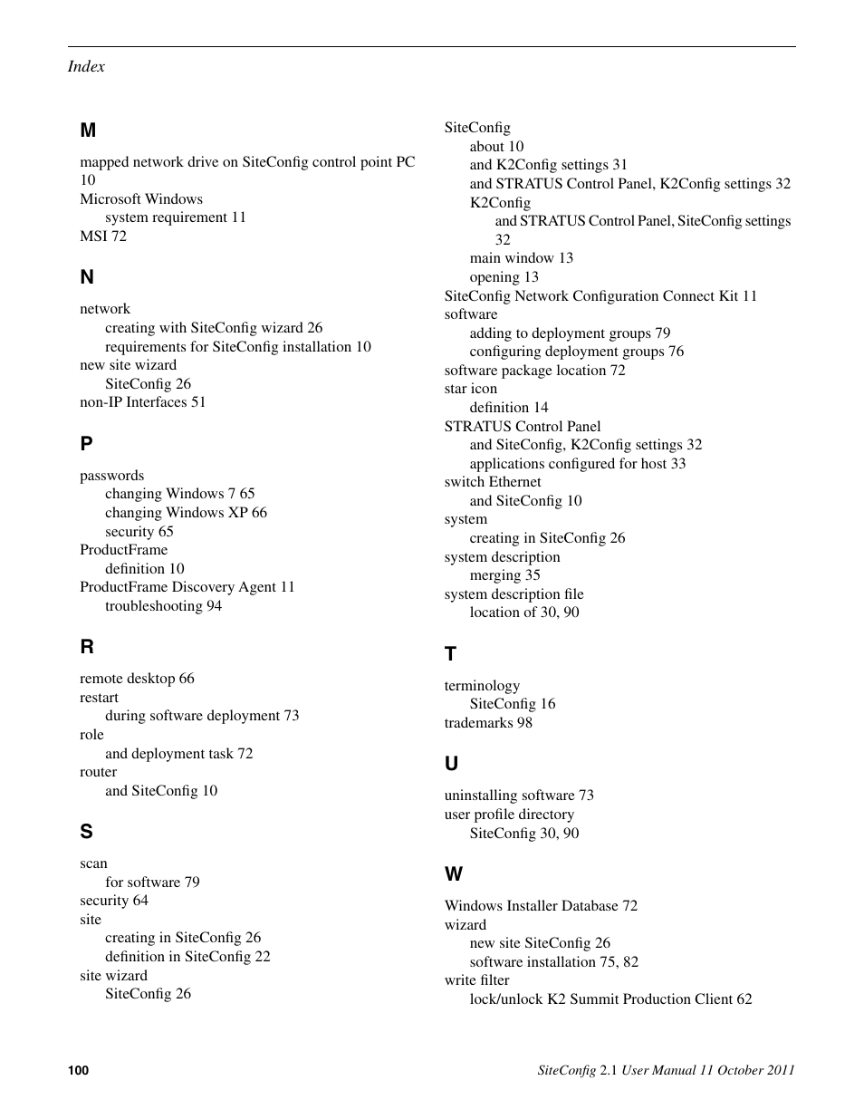 Grass Valley SiteConfig v.2.1 User Manual | Page 100 / 102