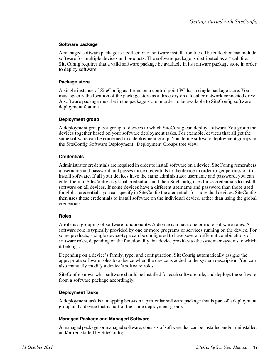 Grass Valley SiteConfig v.2.1 User Manual | Page 17 / 102