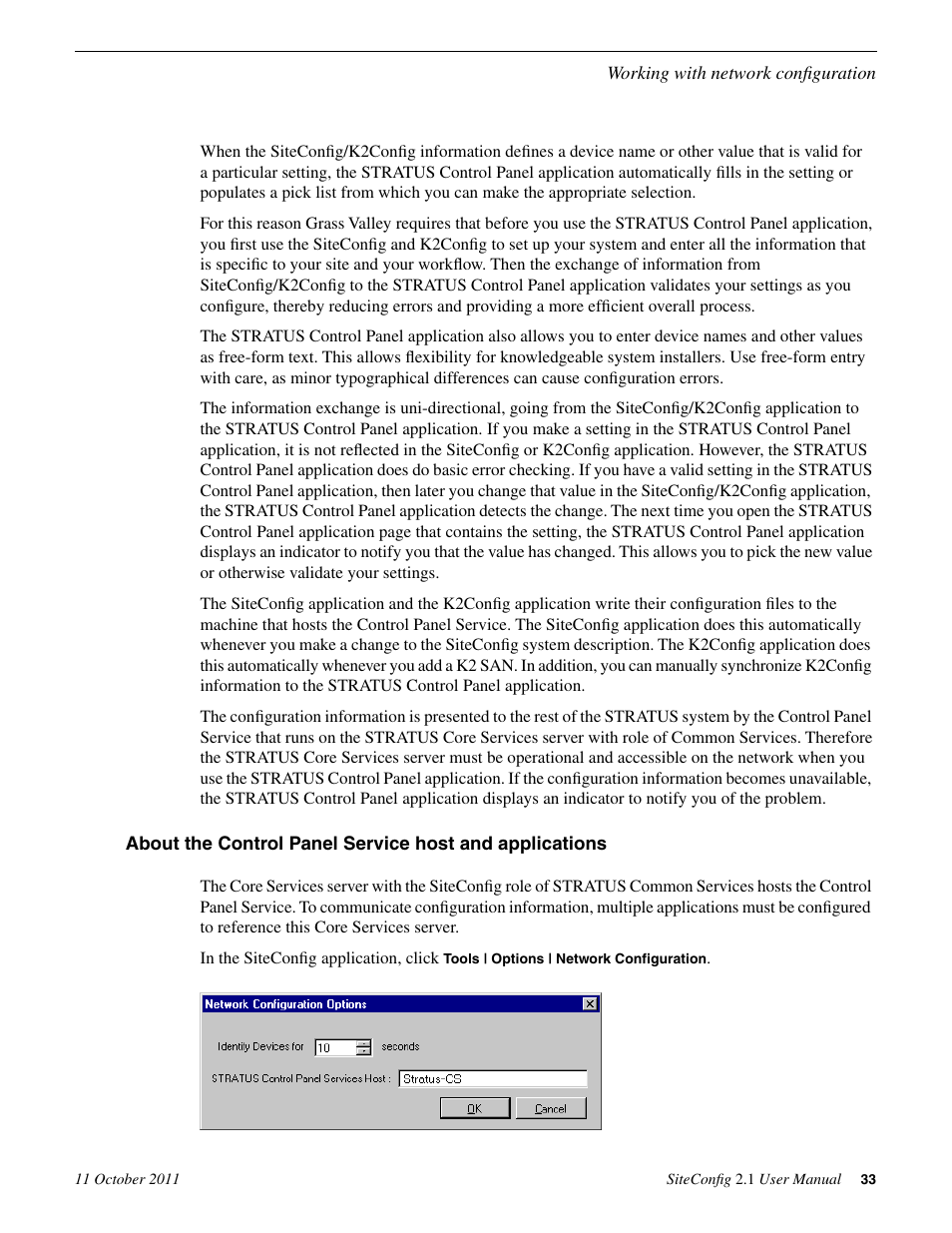 Grass Valley SiteConfig v.2.1 User Manual | Page 33 / 102