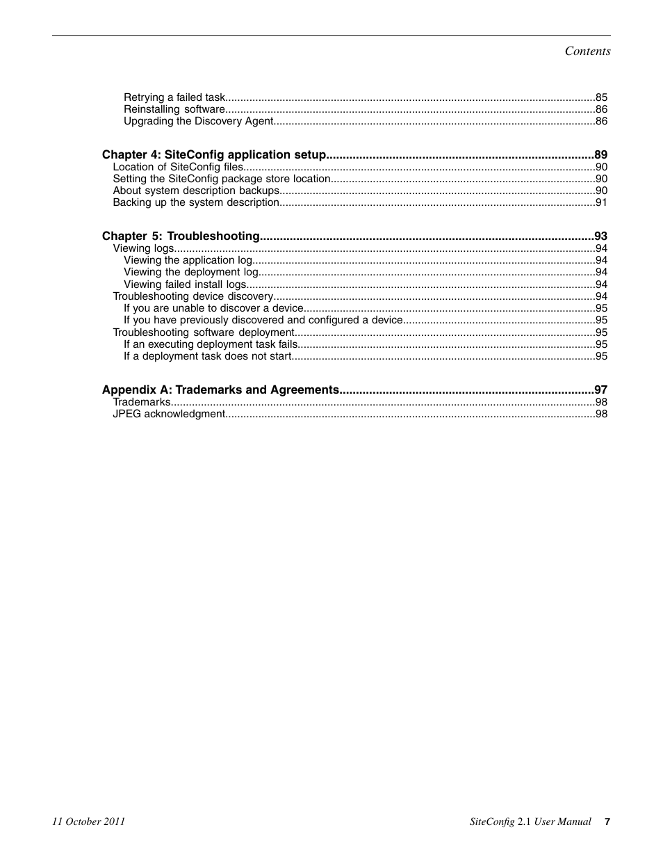 Grass Valley SiteConfig v.2.1 User Manual | Page 7 / 102