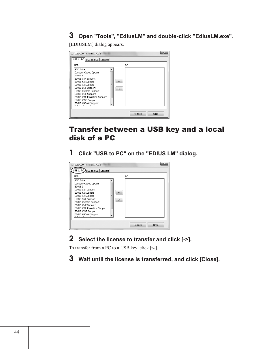 Grass Valley EDIUS 5 User Manual | Page 46 / 52