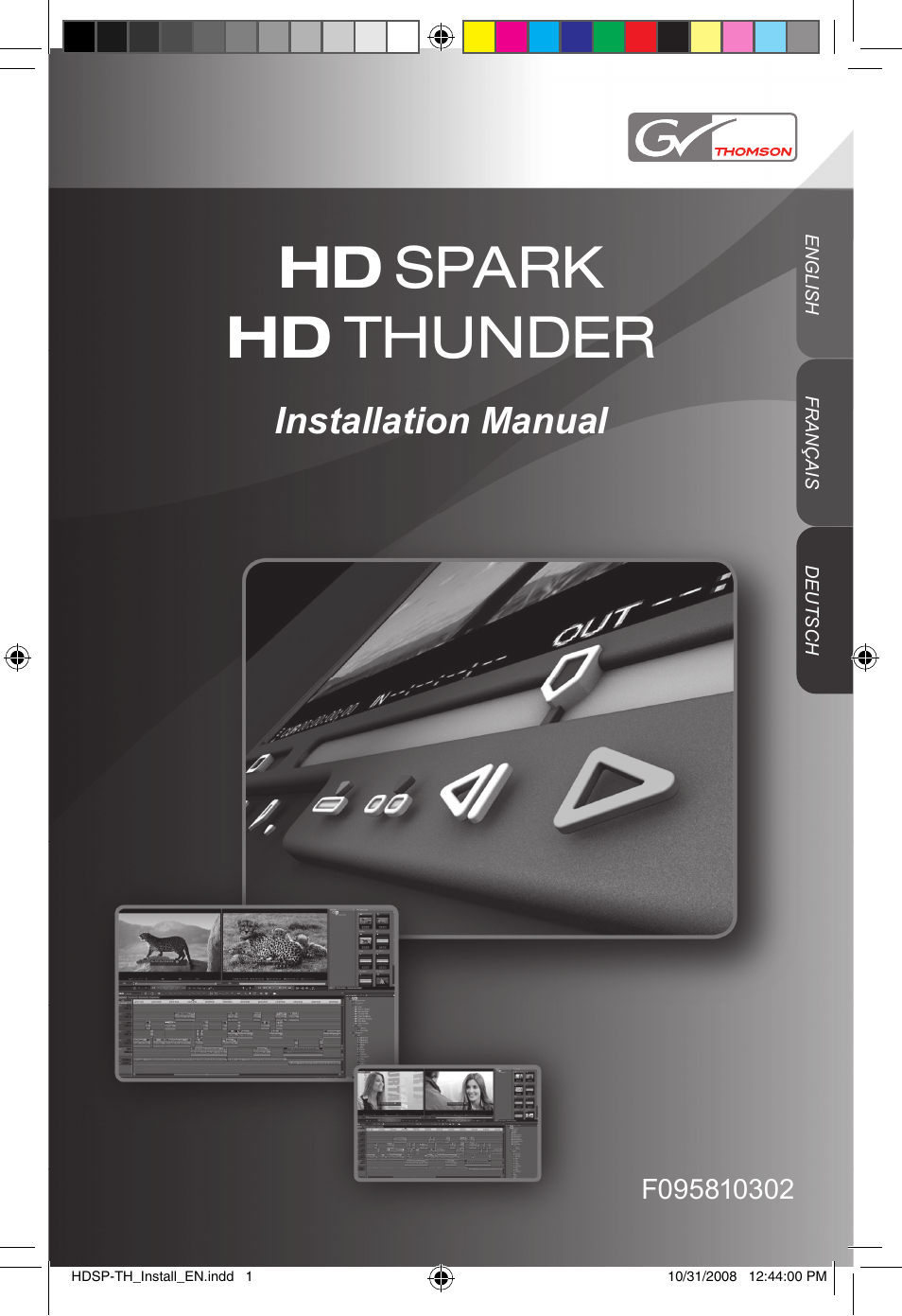 Grass Valley HSPARK User Manual | 120 pages