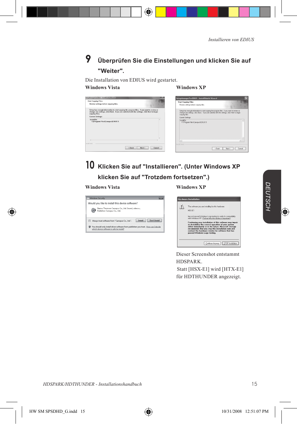 Grass Valley HSPARK User Manual | Page 101 / 120