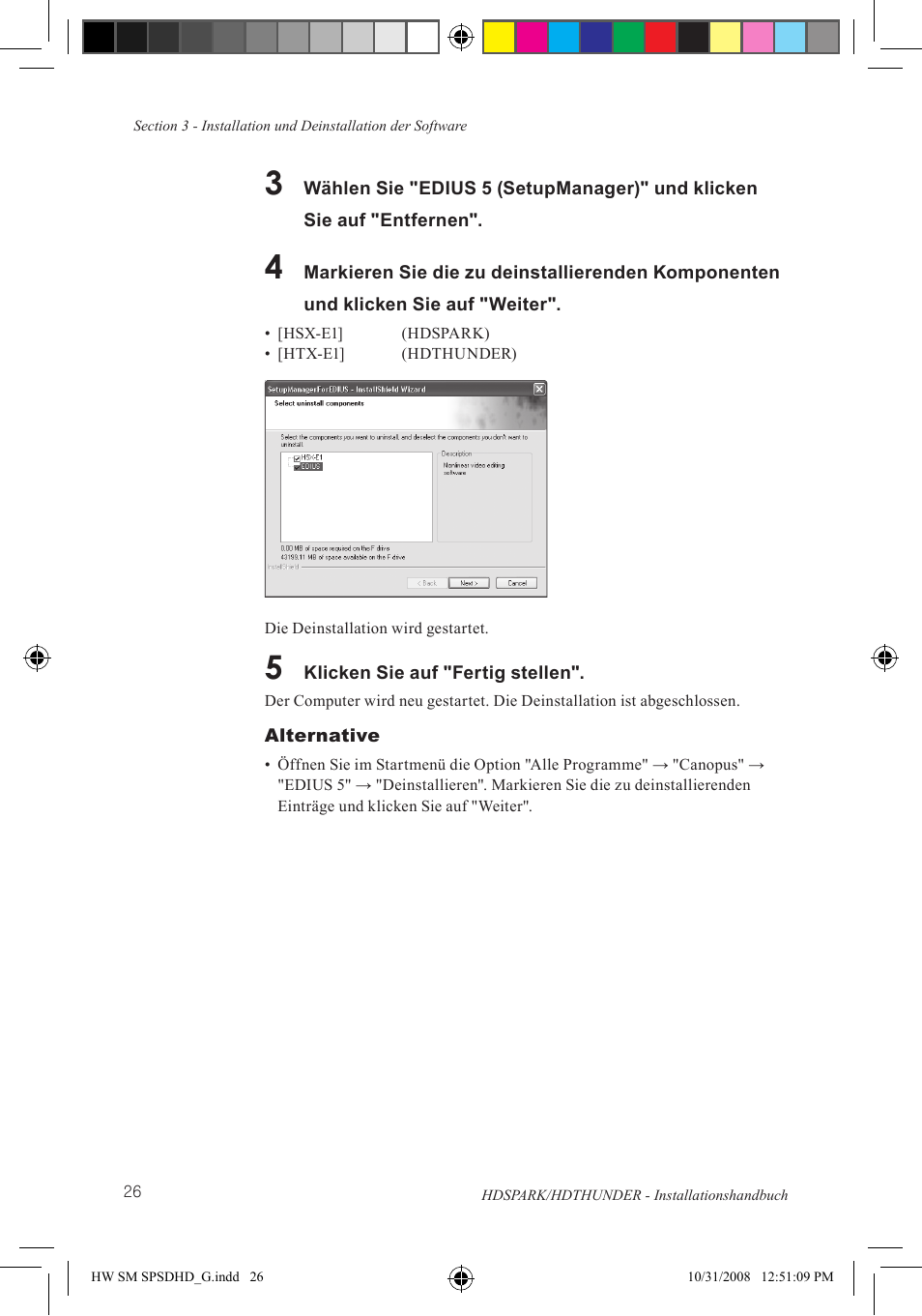 Grass Valley HSPARK User Manual | Page 112 / 120