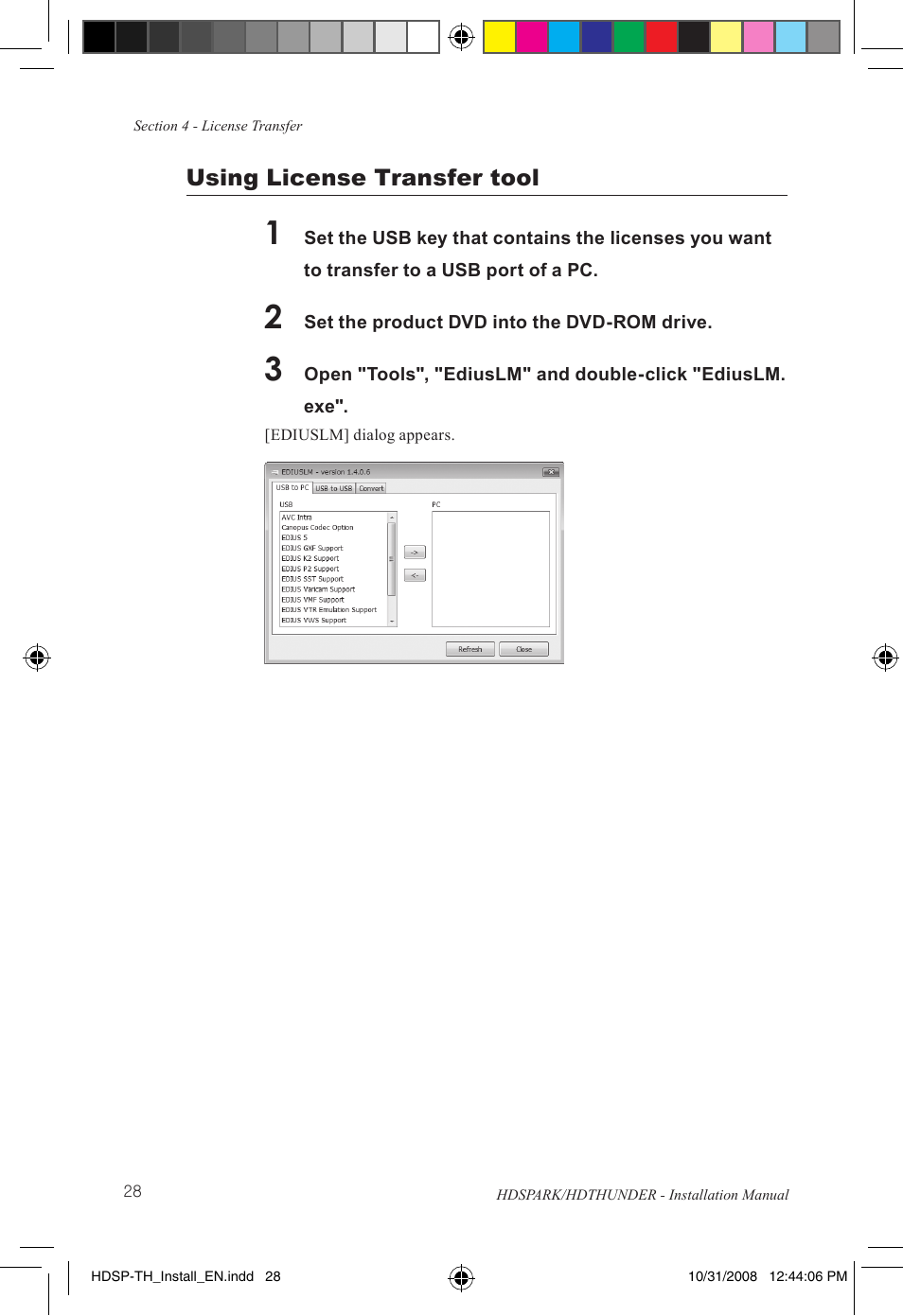 Grass Valley HSPARK User Manual | Page 34 / 120