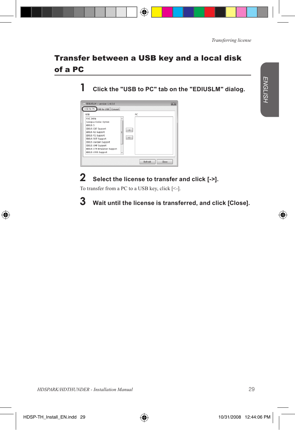 Grass Valley HSPARK User Manual | Page 35 / 120