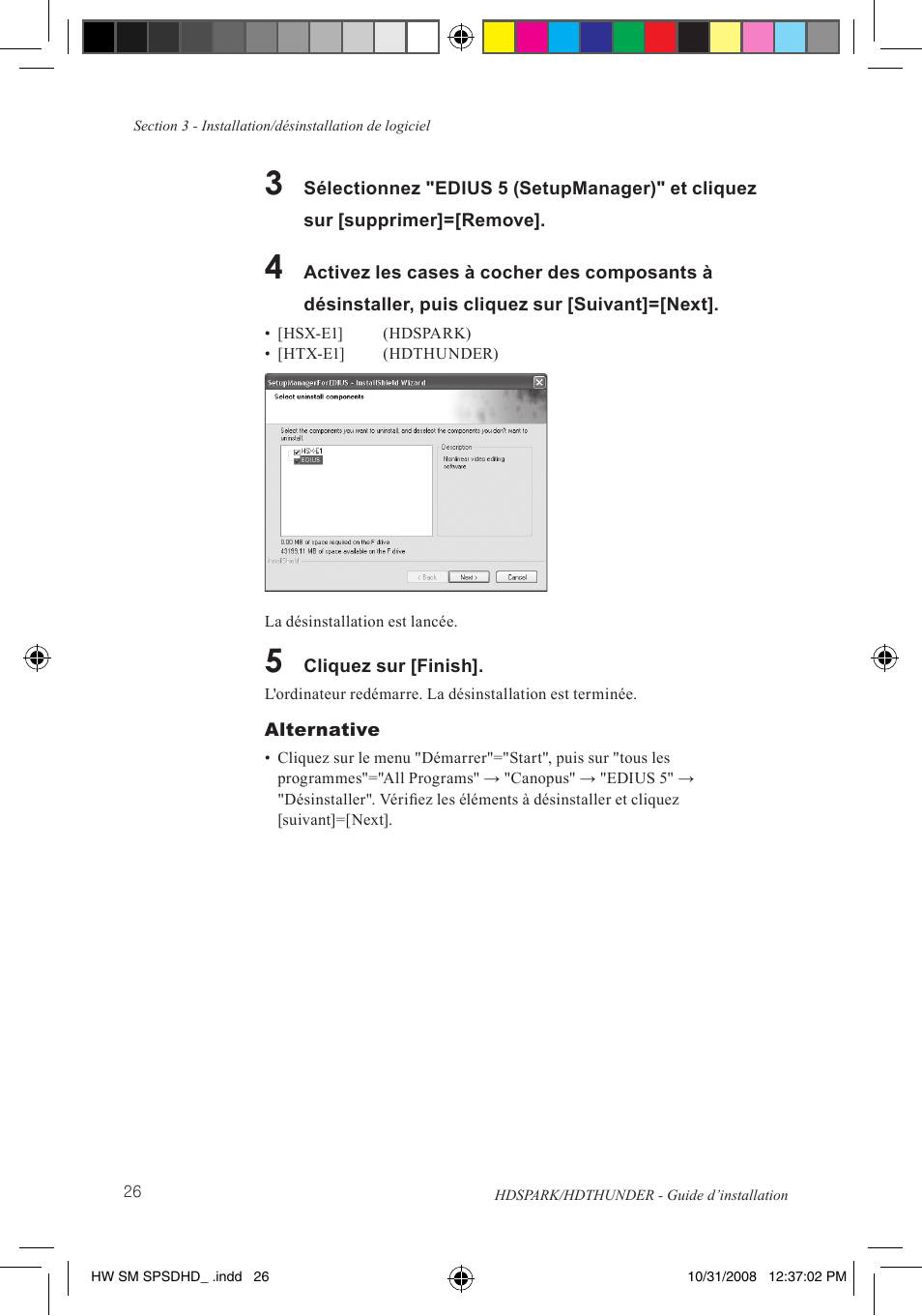 Grass Valley HSPARK User Manual | Page 72 / 120