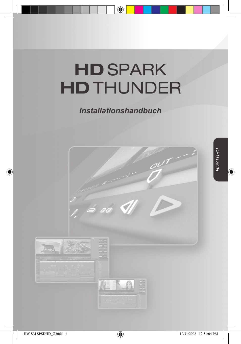 Hd spark hd thunder | Grass Valley HSPARK User Manual | Page 81 / 120