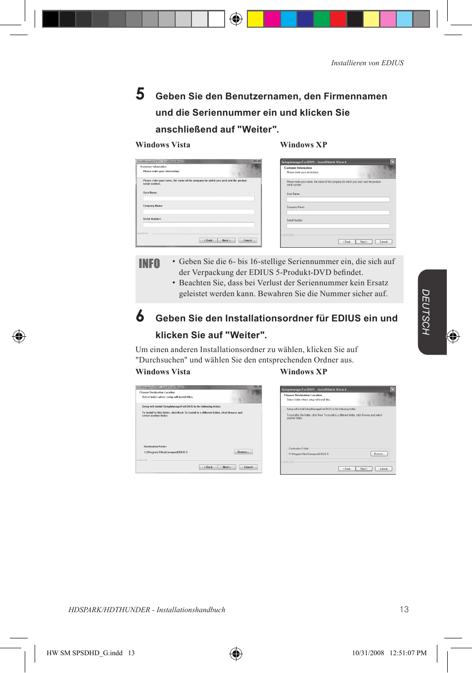 Info | Grass Valley HSPARK User Manual | Page 99 / 120