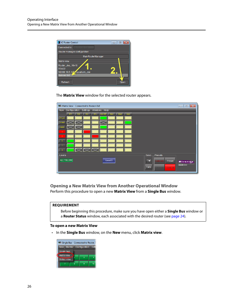 Grass Valley iRouter v.6.01 User Manual | Page 30 / 100