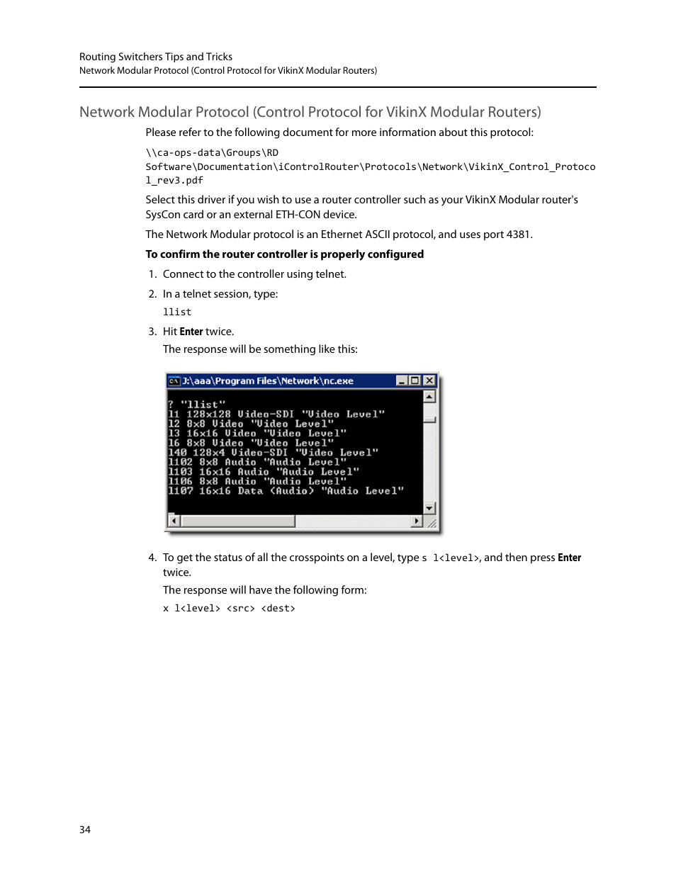 Grass Valley iRouter v.6.01 User Manual | Page 38 / 100