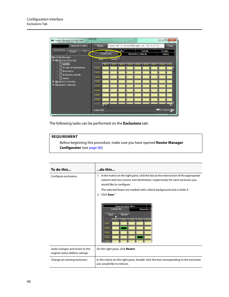 Grass Valley iRouter v.6.01 User Manual | Page 94 / 100