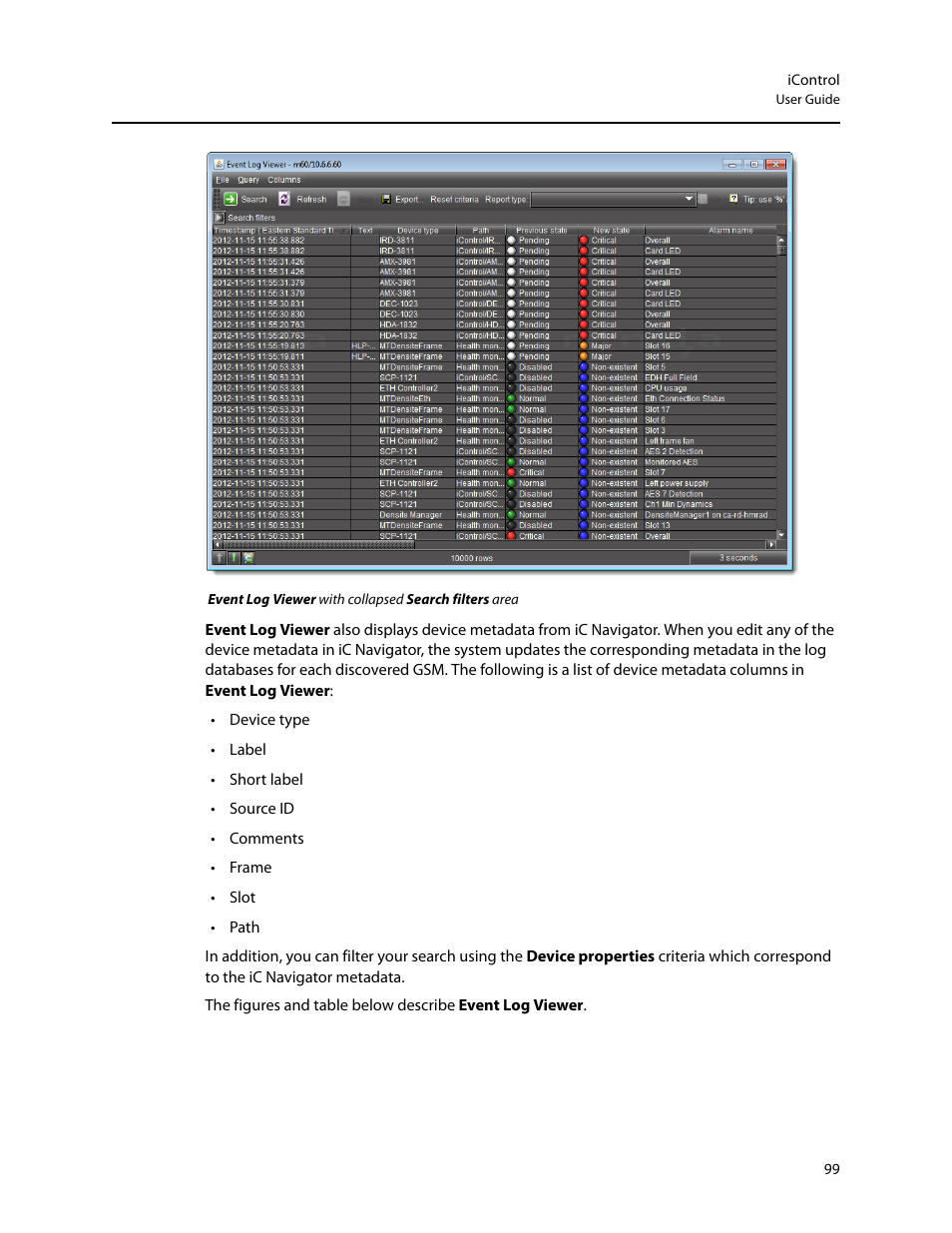 Grass Valley iControl V.6.02 User Manual | Page 109 / 610