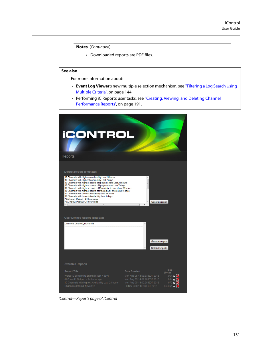 Grass Valley iControl V.6.02 User Manual | Page 141 / 610
