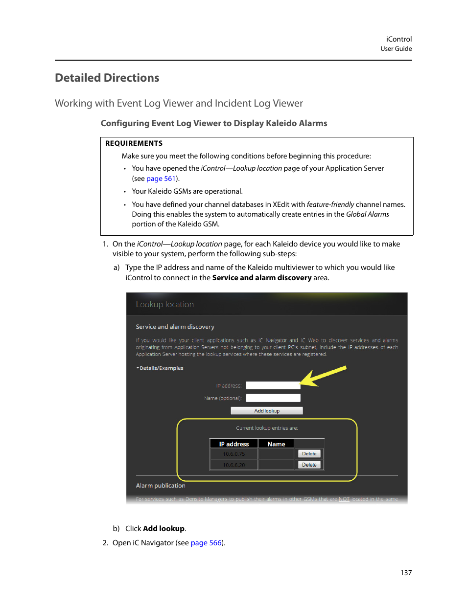 Detailed directions | Grass Valley iControl V.6.02 User Manual | Page 147 / 610