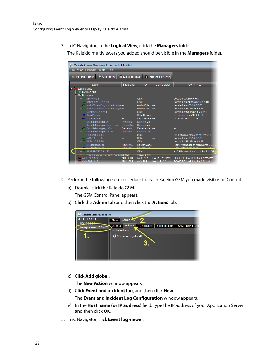 Grass Valley iControl V.6.02 User Manual | Page 148 / 610