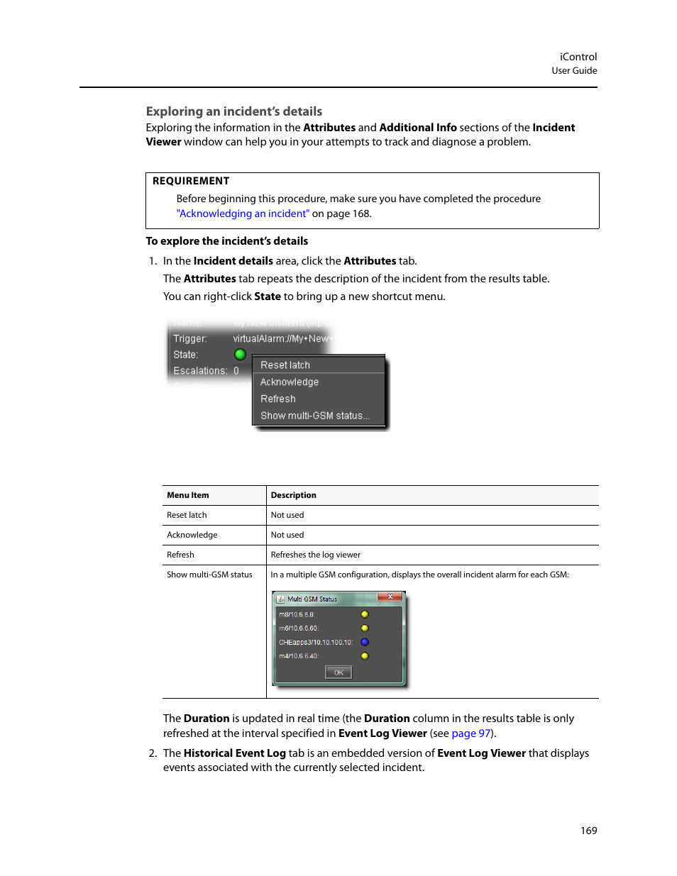 Exploring an incident’s details | Grass Valley iControl V.6.02 User Manual | Page 179 / 610