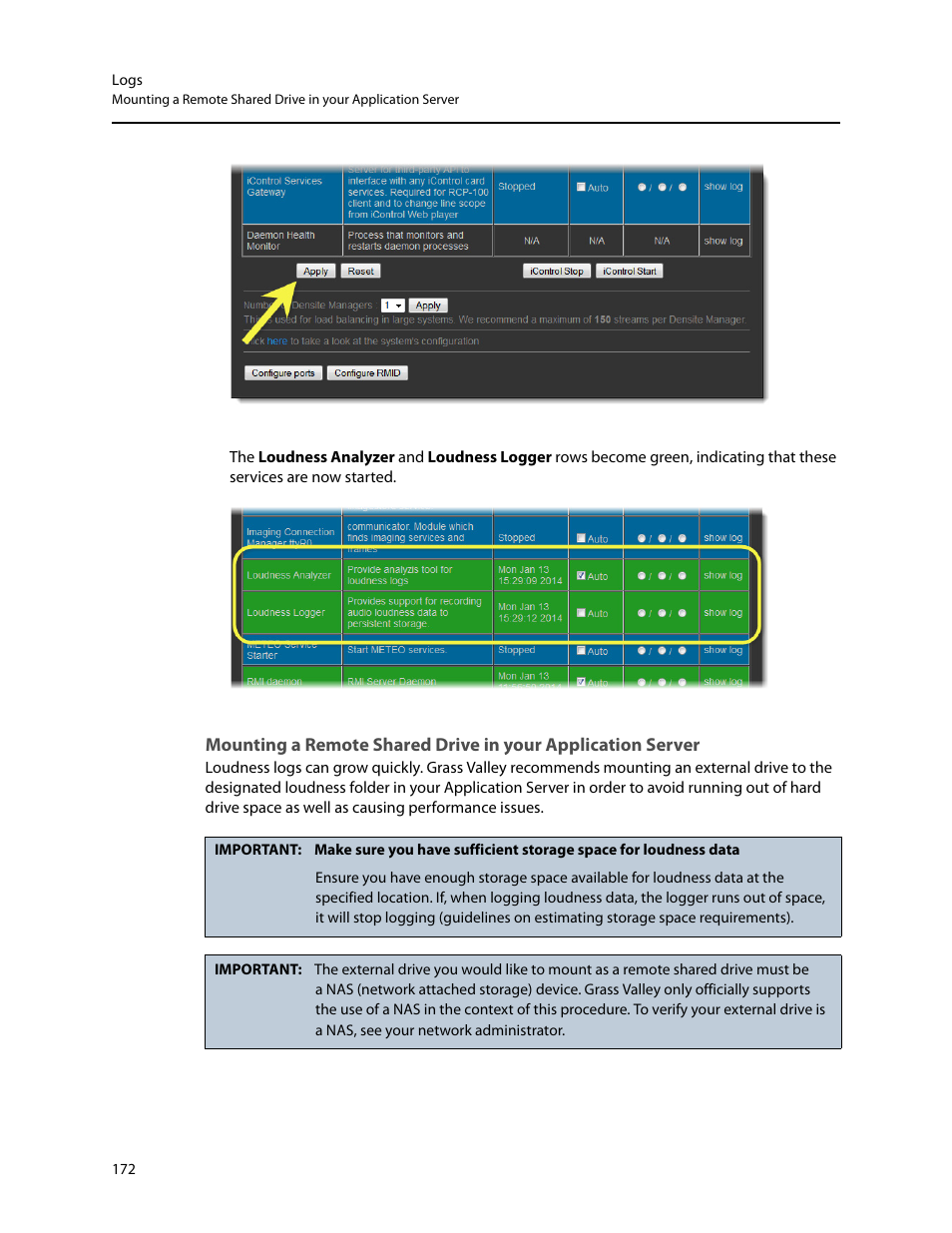 Grass Valley iControl V.6.02 User Manual | Page 182 / 610