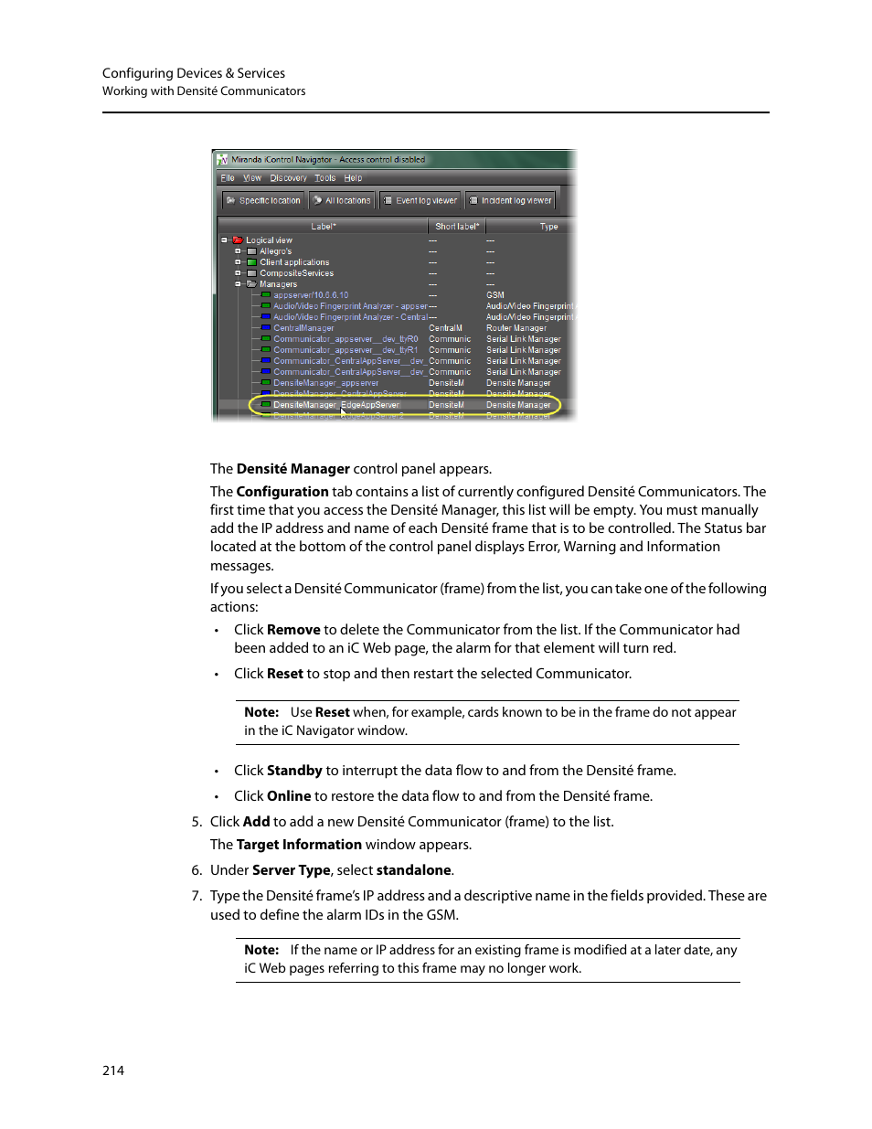 Grass Valley iControl V.6.02 User Manual | Page 224 / 610