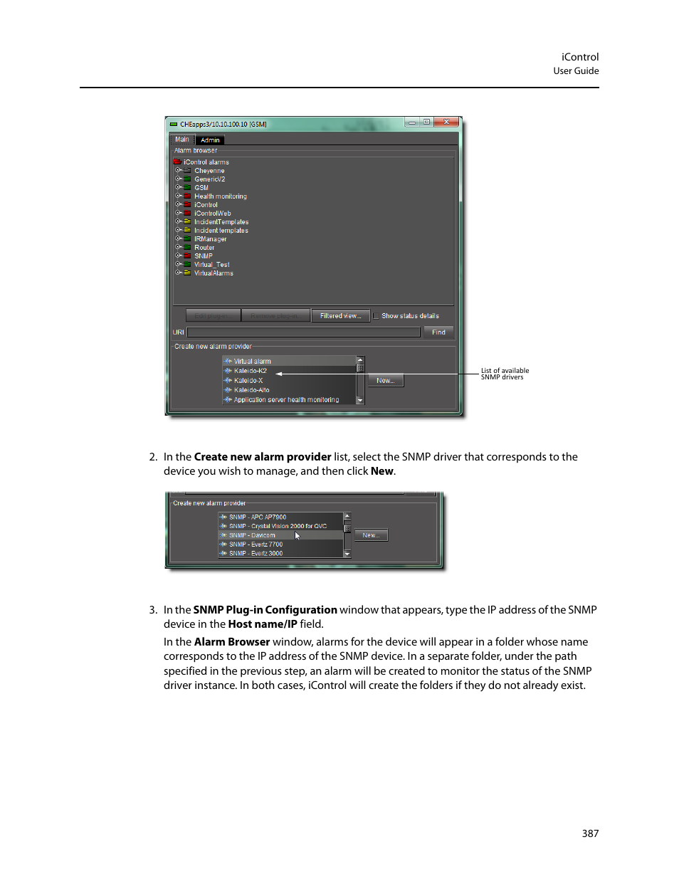 Grass Valley iControl V.6.02 User Manual | Page 397 / 610