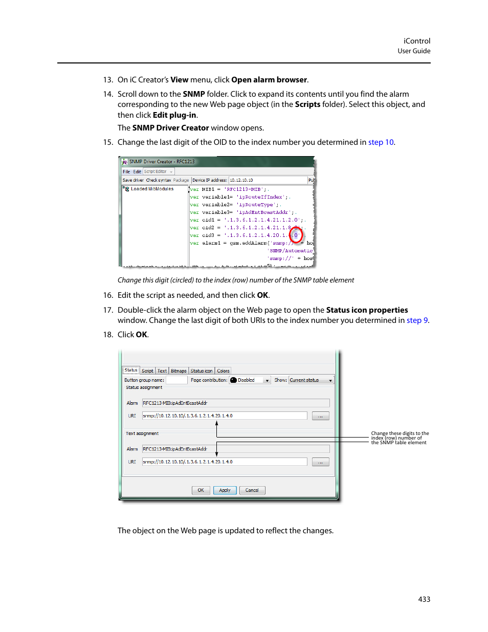 Grass Valley iControl V.6.02 User Manual | Page 443 / 610